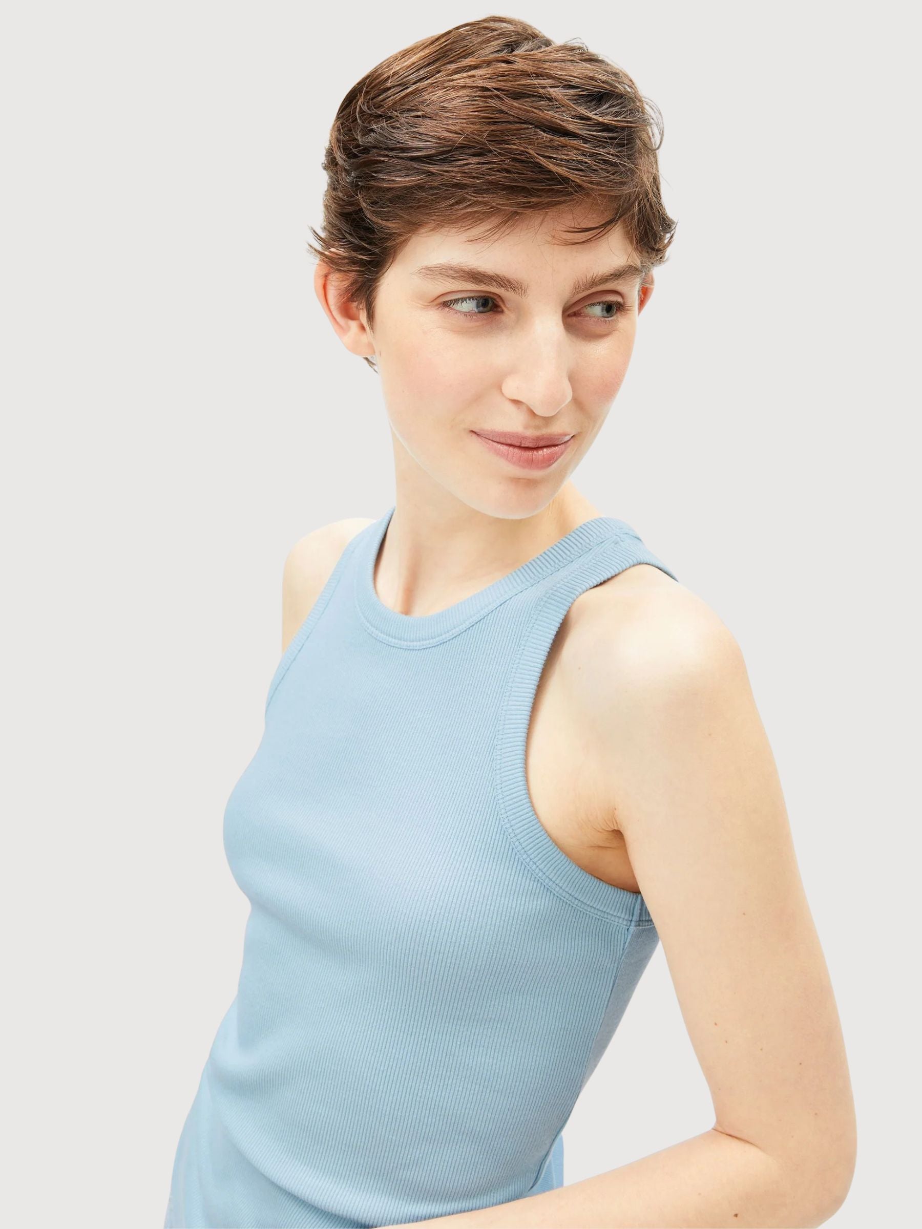 Top Kanitaa Blue Glow Damen | Armedangels