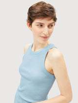 Top Kanitaa Blue Glow Damen | Armedangels