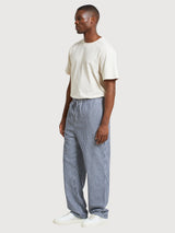Pantaloni Klitmoeller Work Stripe Blu | DEDICATED