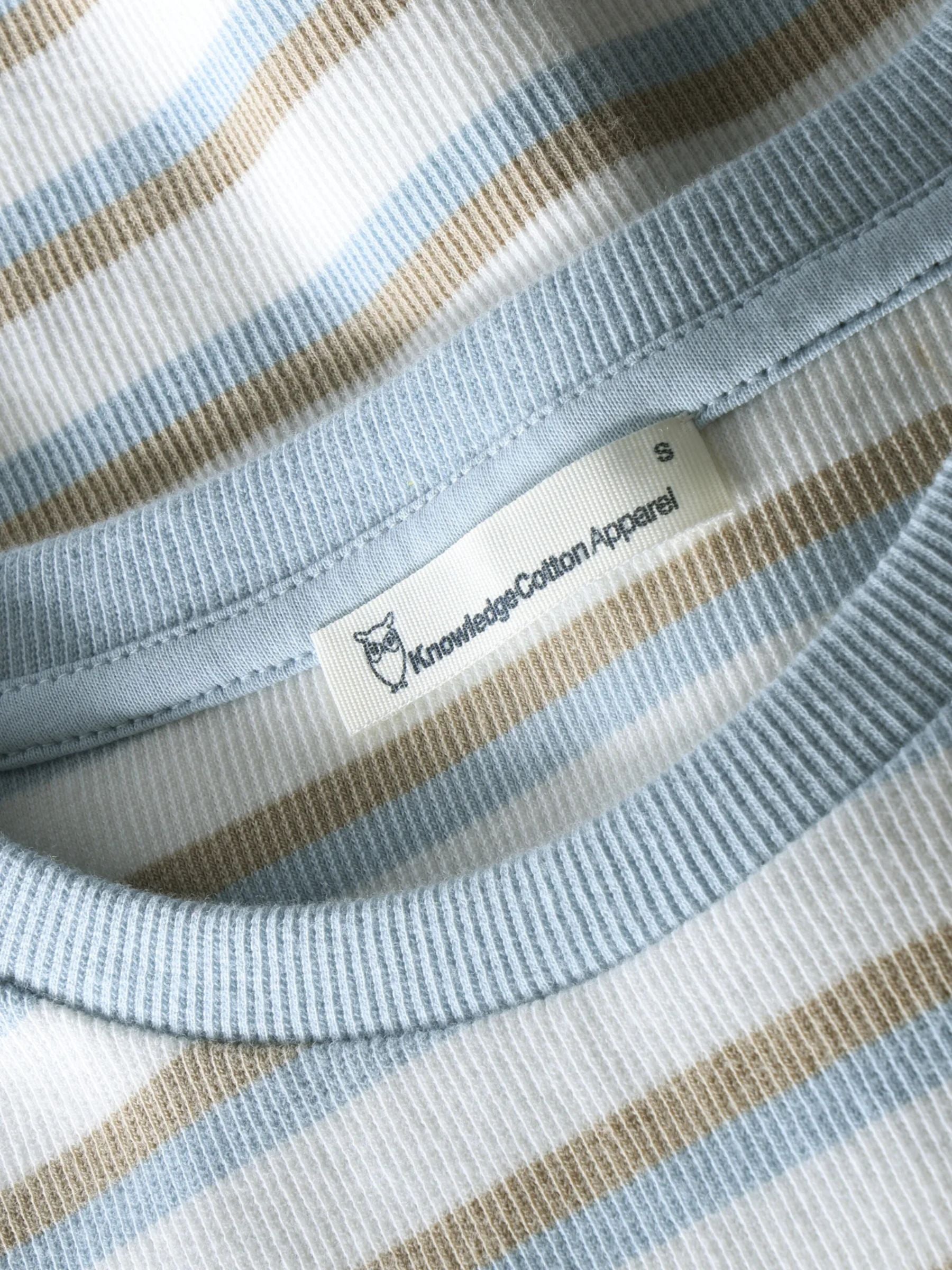 Geripptes T-Shirt | KNOWLEDGE COTTON APPAREL