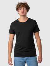 Daniel Black T-shirt with Cat Back Print | Re-Bello