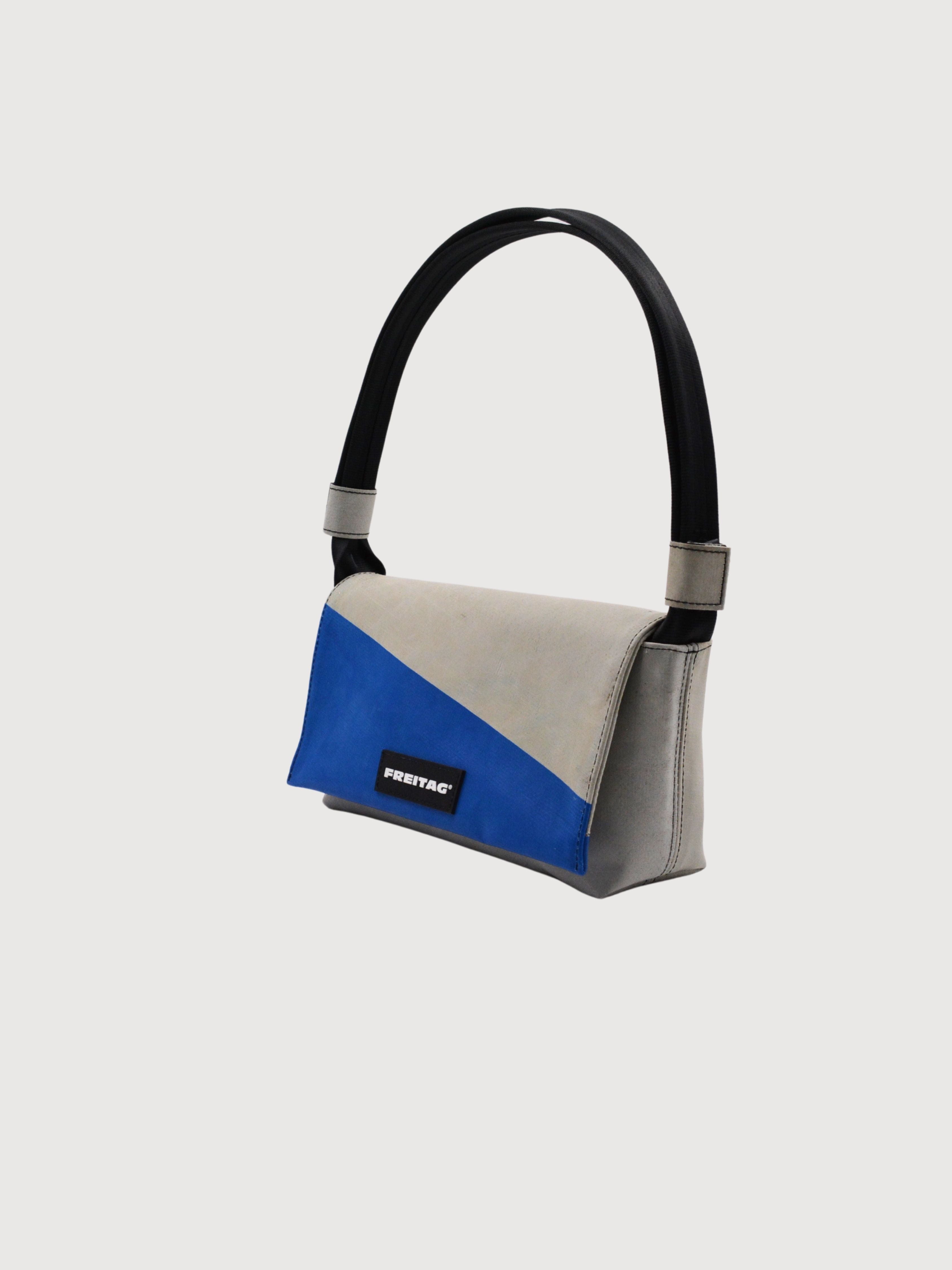 F171 LAURA Shoulder Bag Blue/Grey | FREITAG