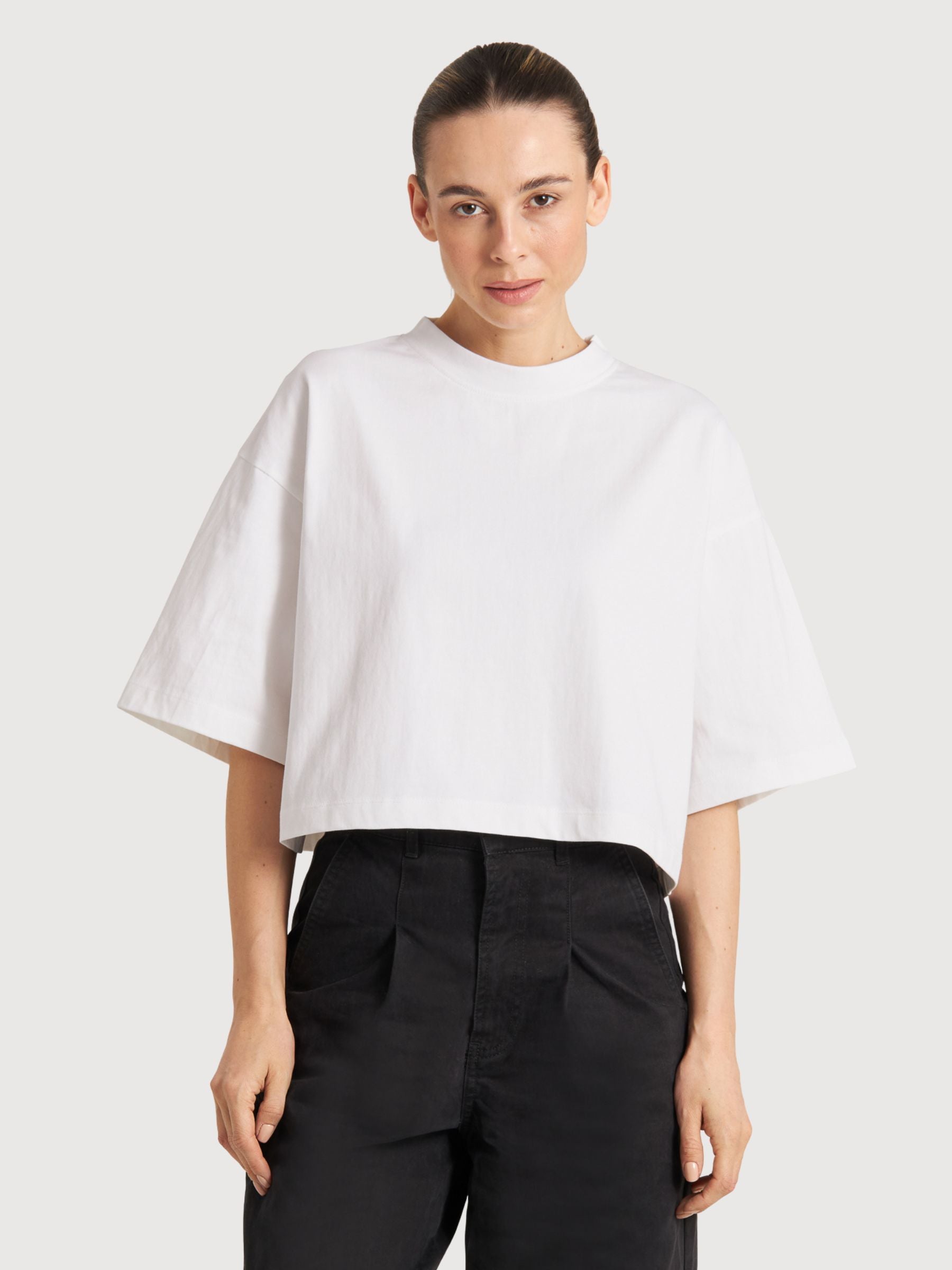T-Shirt Ljusdal White Damen Baumwolle | Dedicated