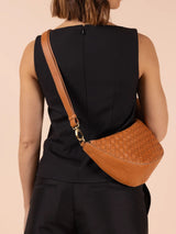 Tasche Leo Geflochtenes Leder Braun | O My Bag