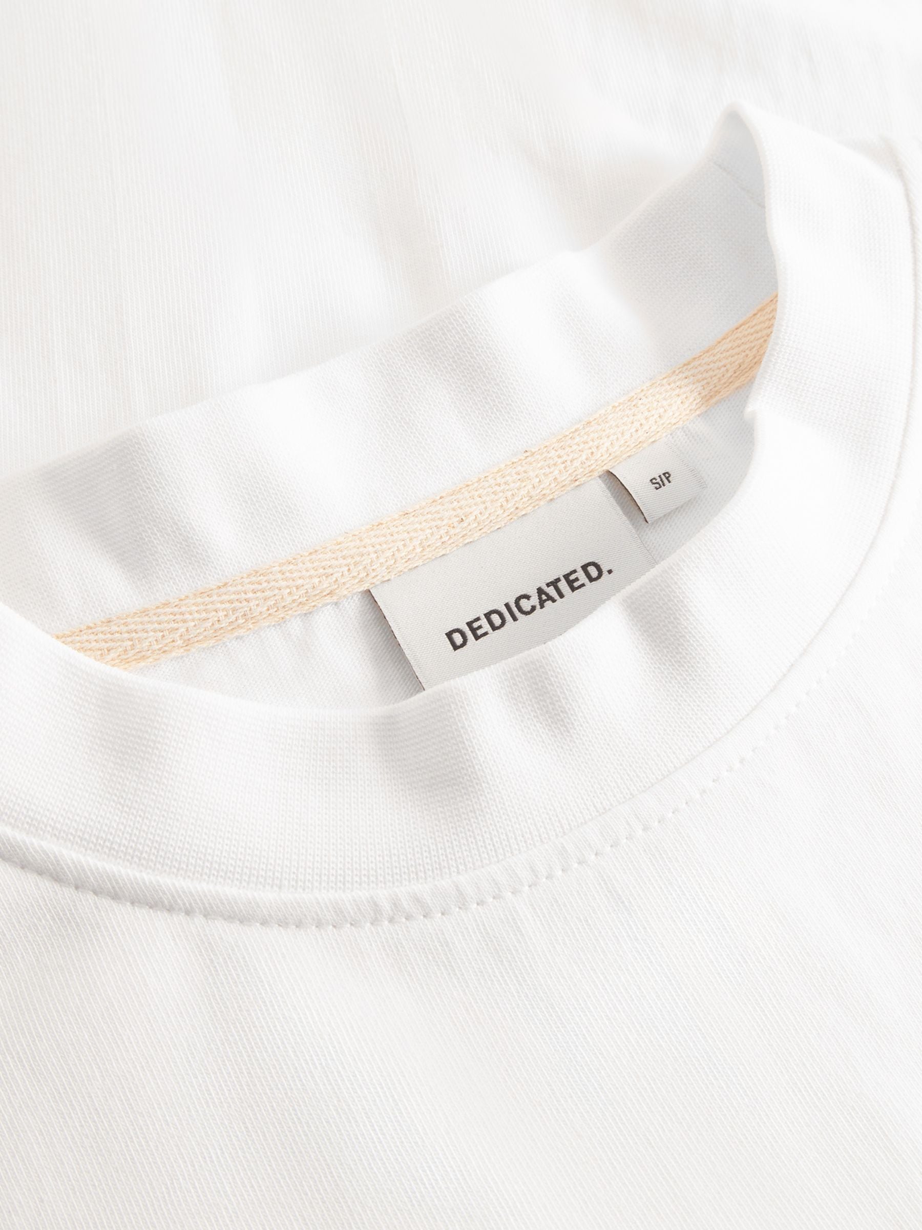 T-Shirt Ljusdal White Damen Baumwolle | Dedicated