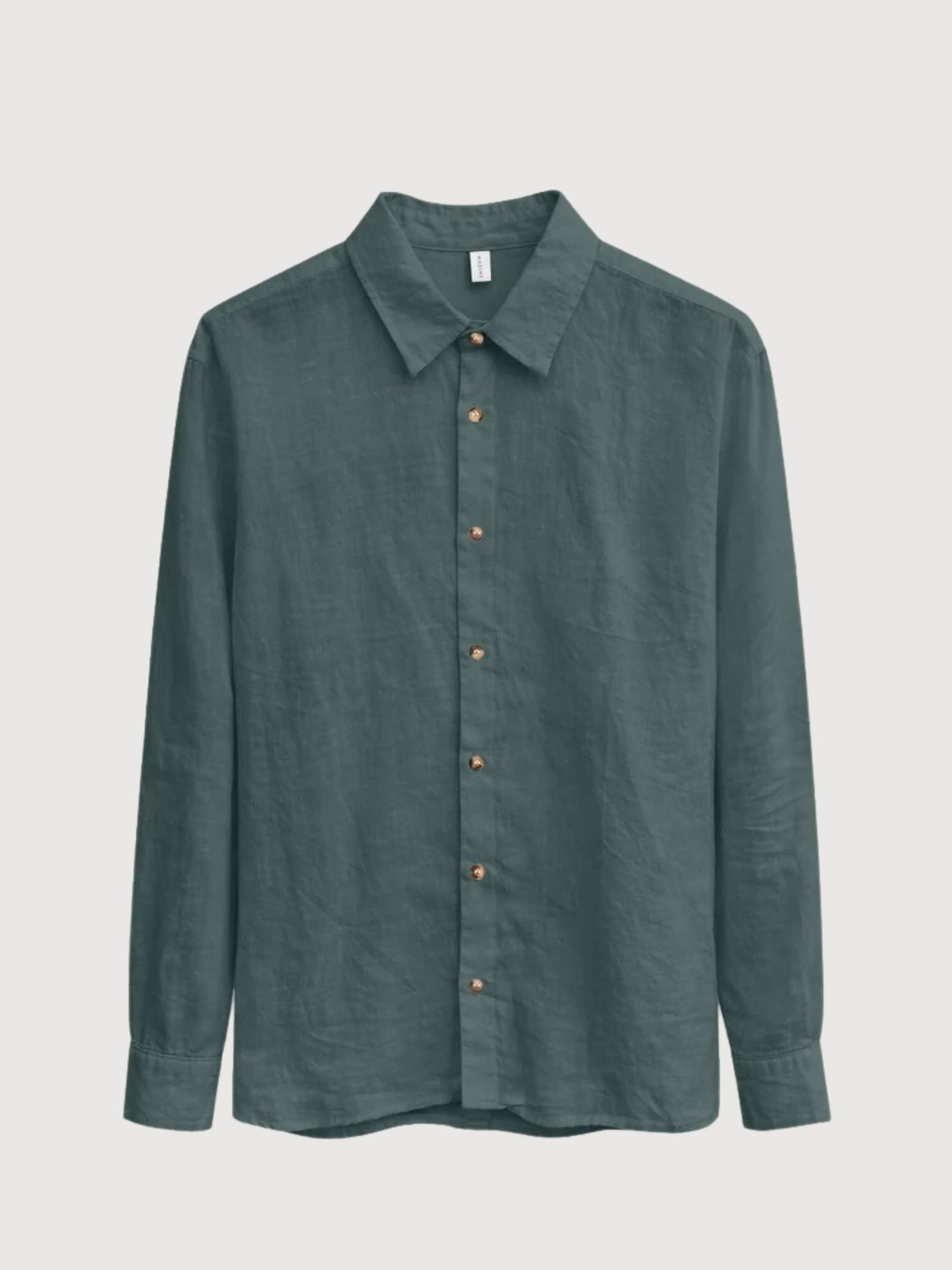 Camicia classica in lino da uomo | Mazine