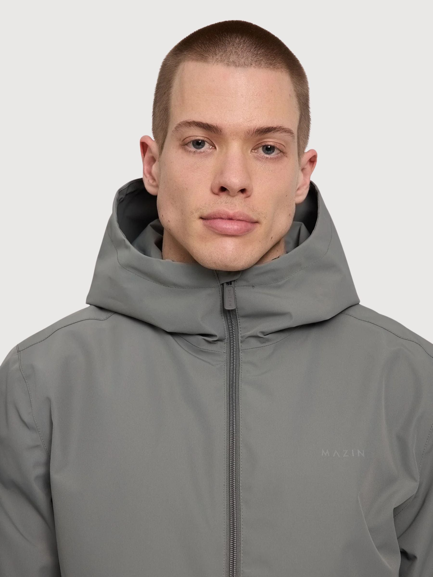 Rain Jacket Man Light Blue | Mazine