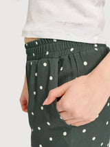 Trouser Printed Wide Leg Viscose Woman | Mazine
