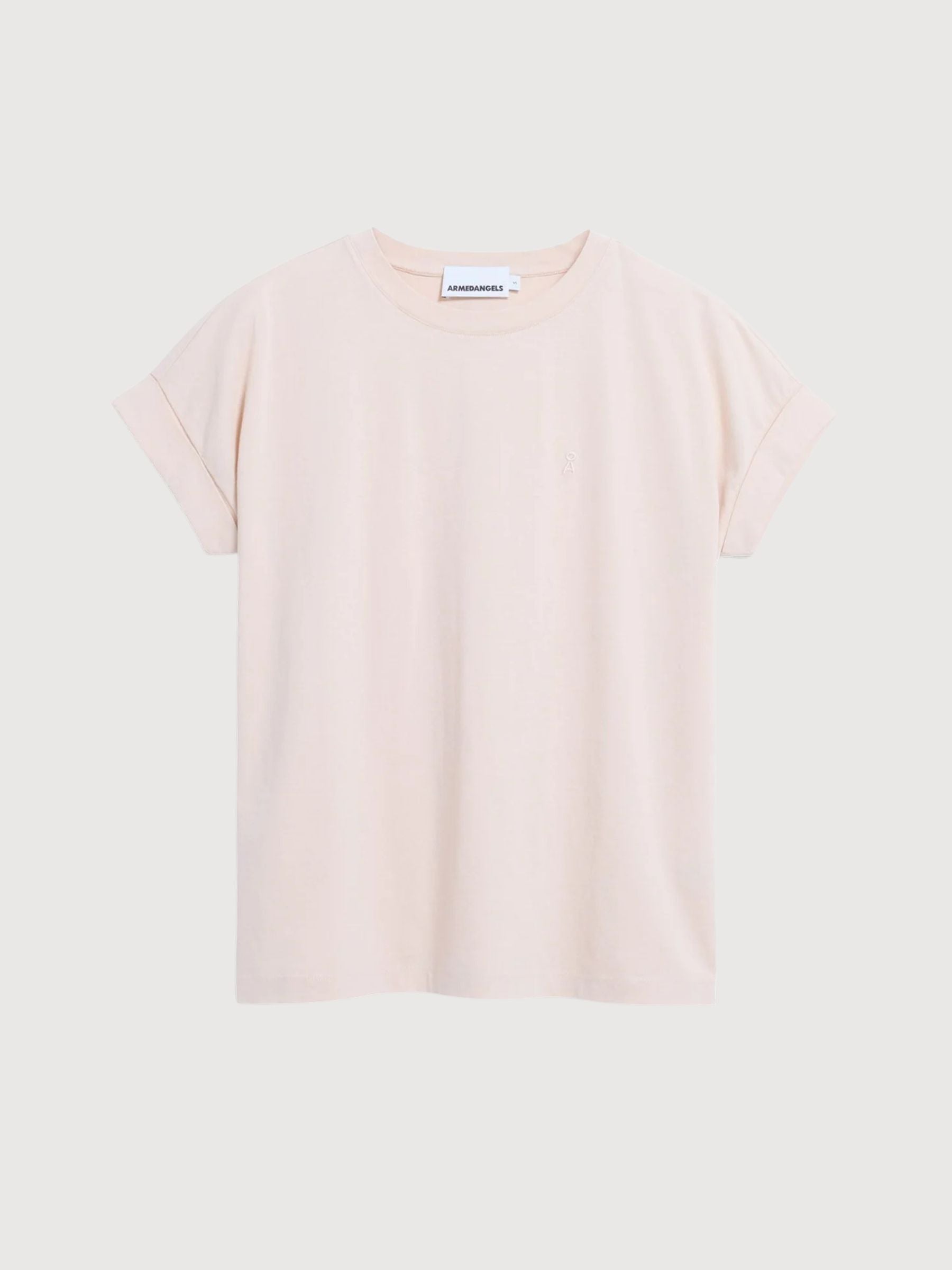 T-Shirt Idaara Tinted Pale Peach | Armedangels