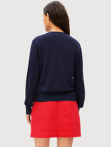 FINE KNIT CARDIGAN Tinted Navy | ARMEDANGELS