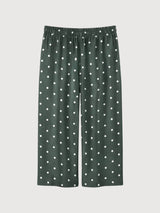 Trouser Printed Wide Leg Viscose Woman | Mazine
