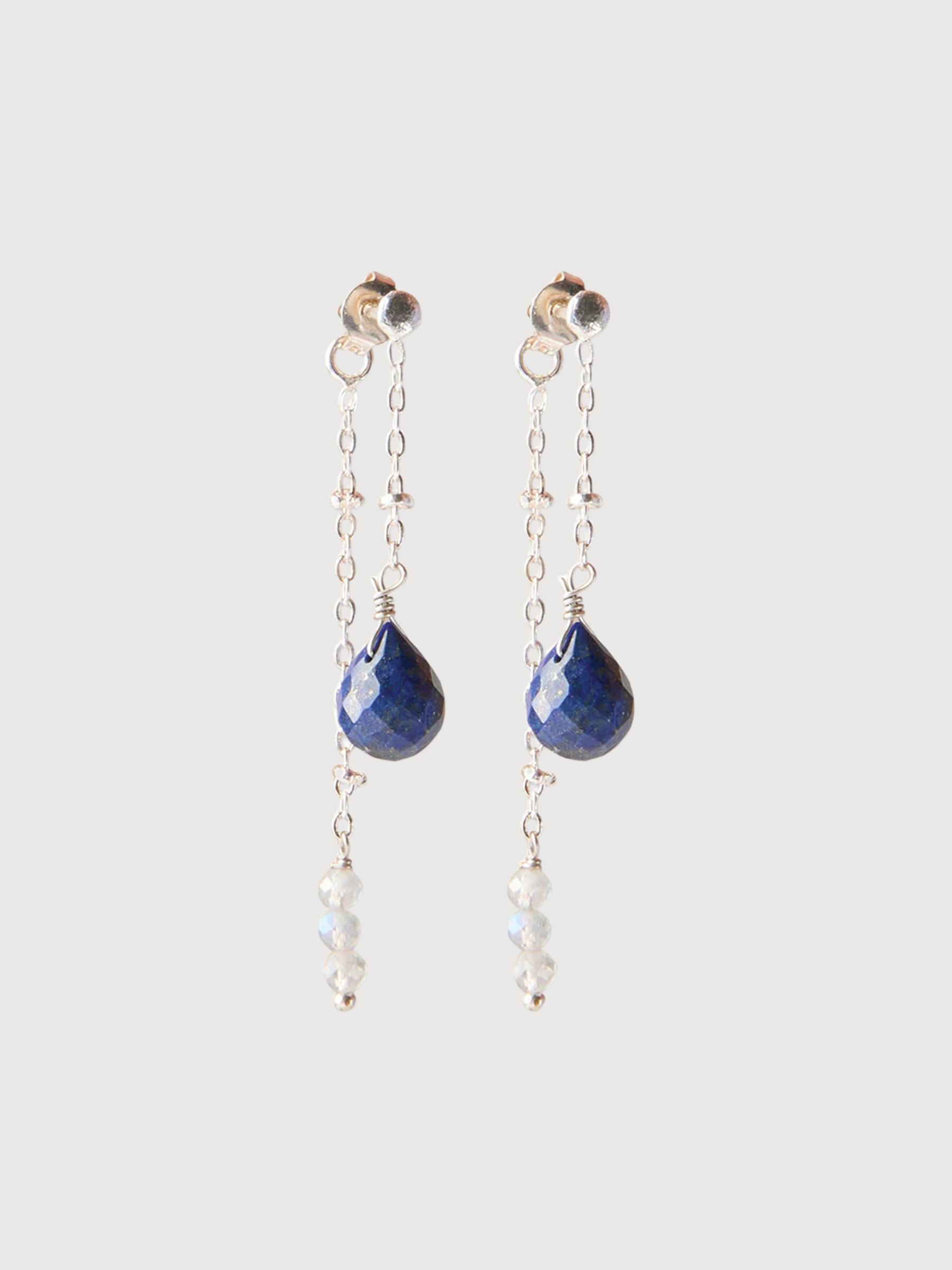 Earrings Felicity Lapis Lazuli | A Beautiful Story
