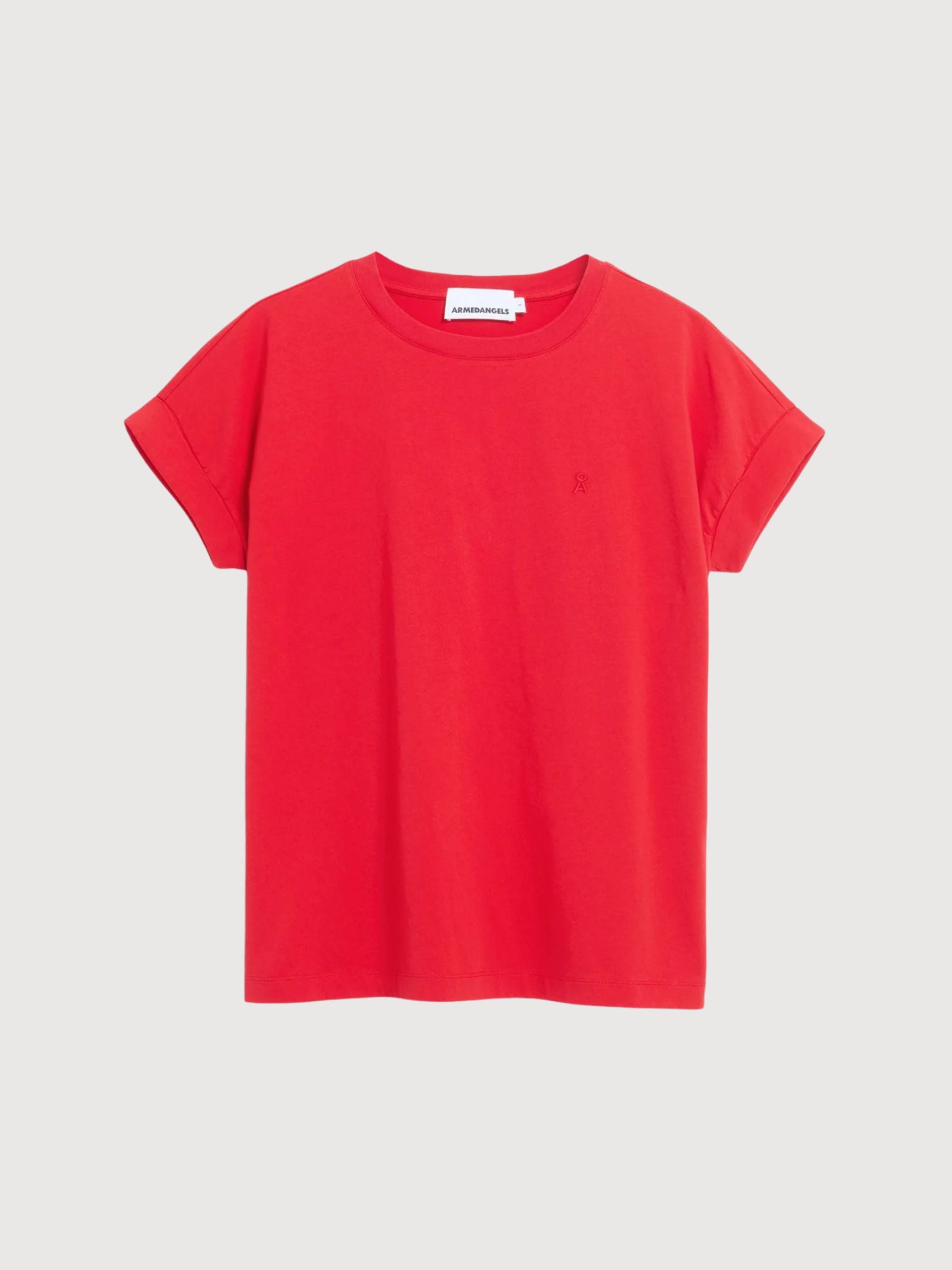 T-Shirt Idaara Tinted Mars Red Woman | Armedangels