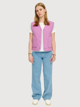 Vest Basic Light Padded Woman Mulberry | Mazine