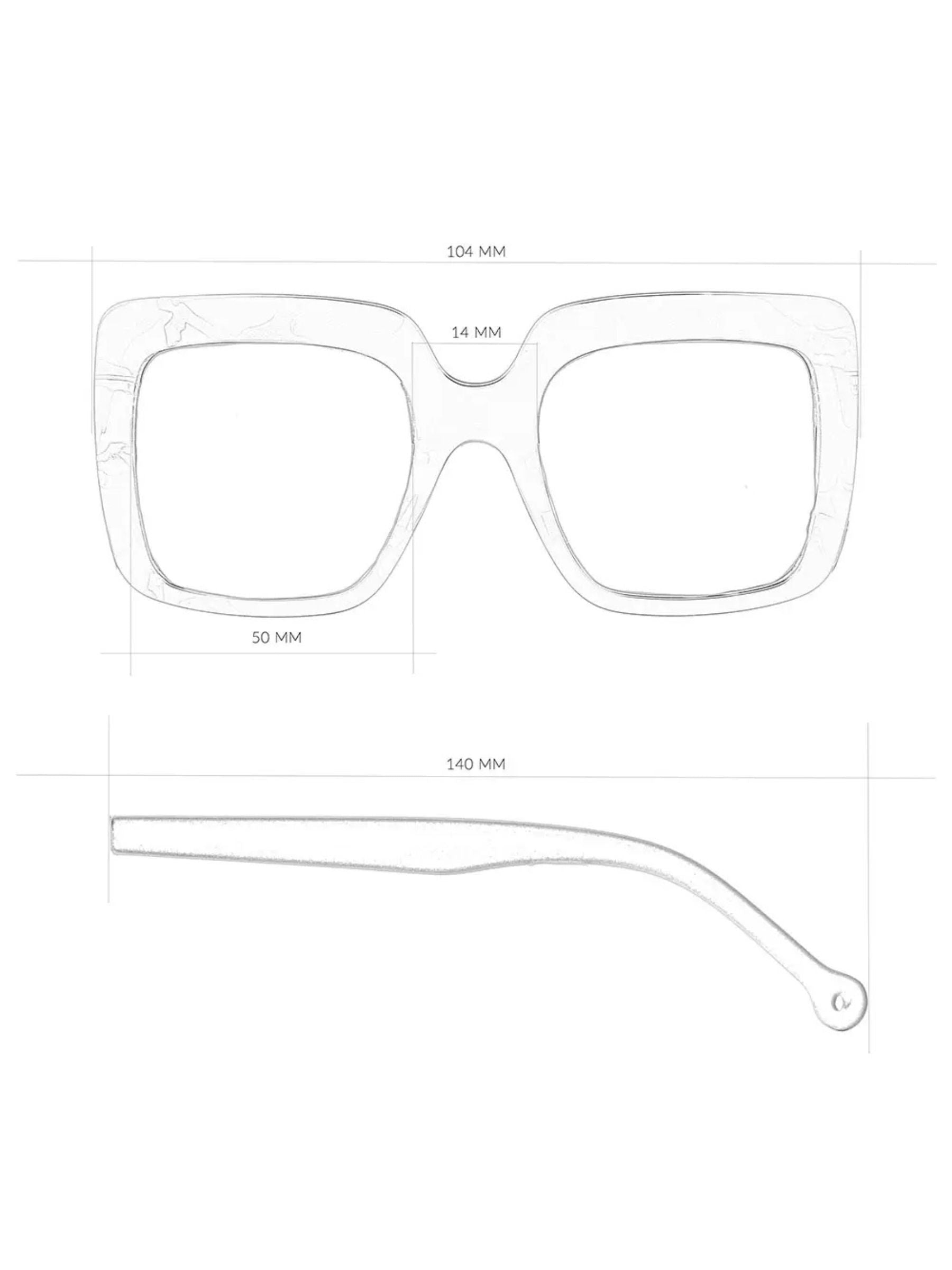 Sonnenbrille Oceano Black Unisex | Parafina