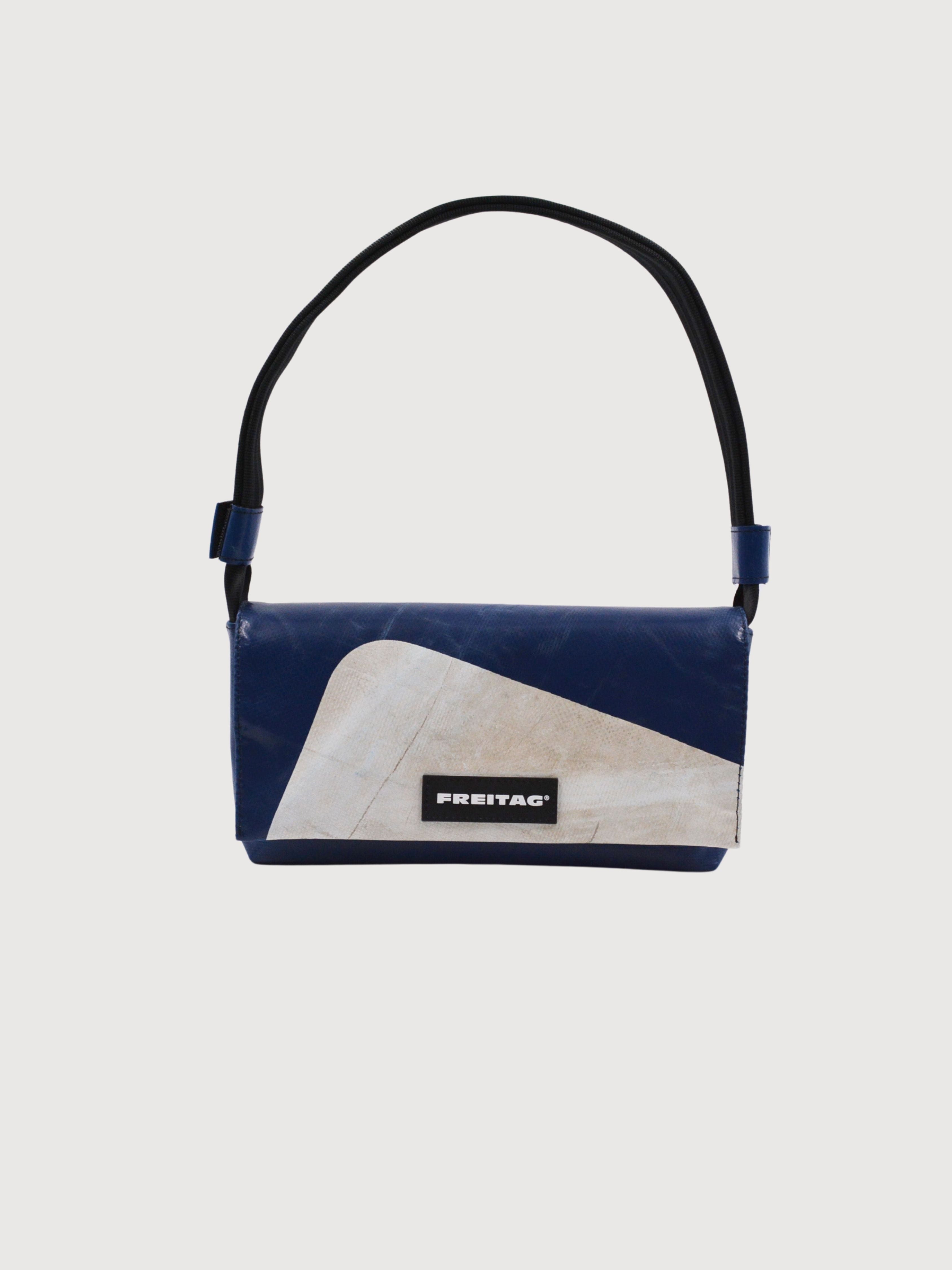 F171 LAURA Borsa a tracolla Bianco/Blu | FREITAG