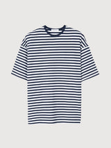 T-Shirt Tancredi Viscose Man Blue/White | Rifo