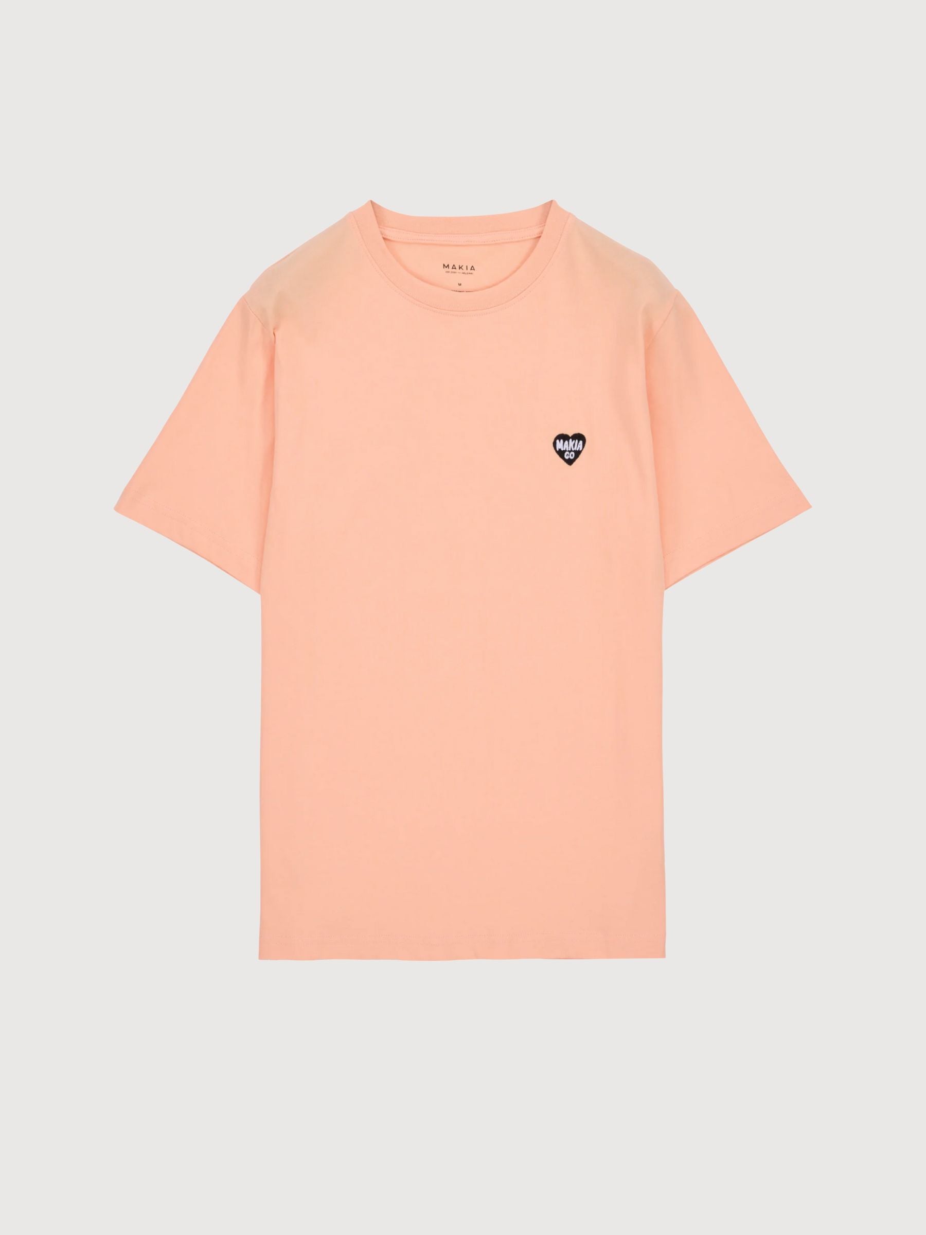 Herz T-Shirt Peach | MAKIA