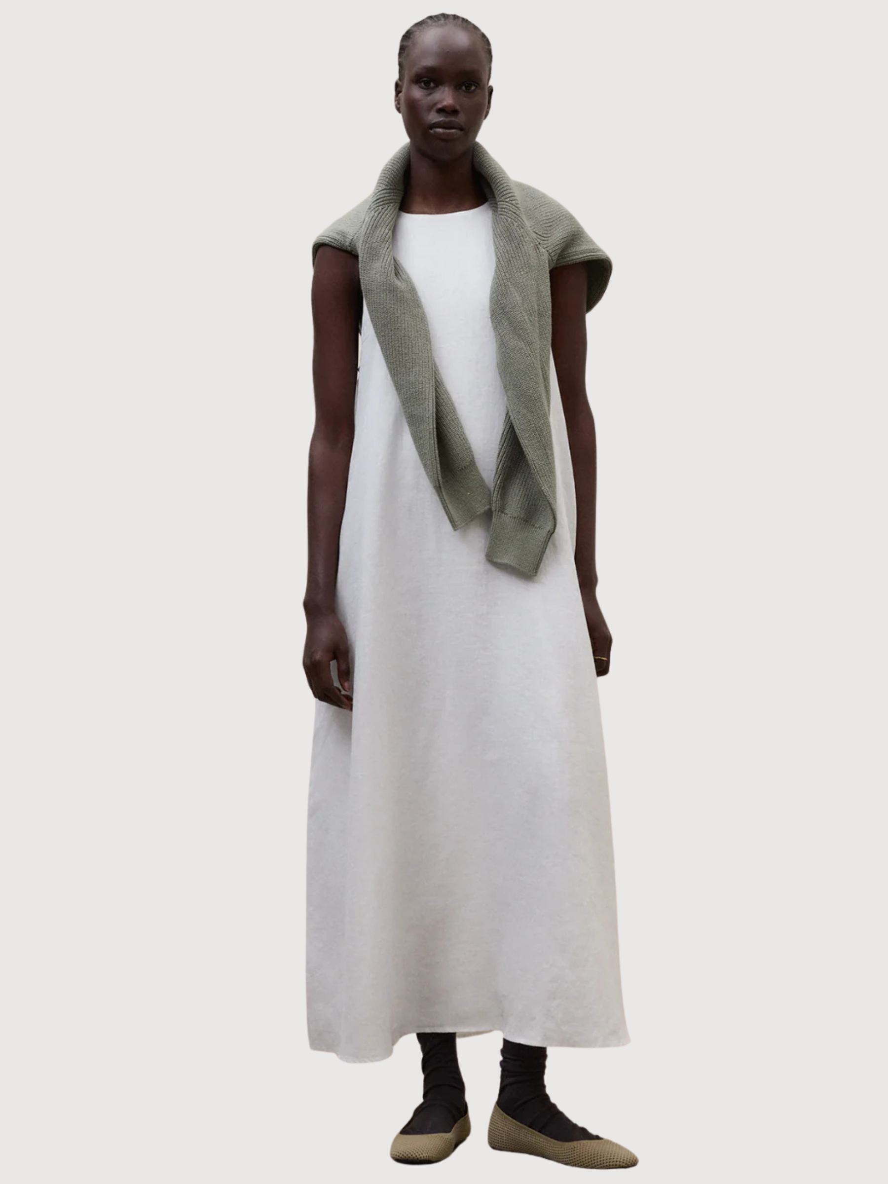 UKARA DRESS WOMAN Weiß | Ecoalf