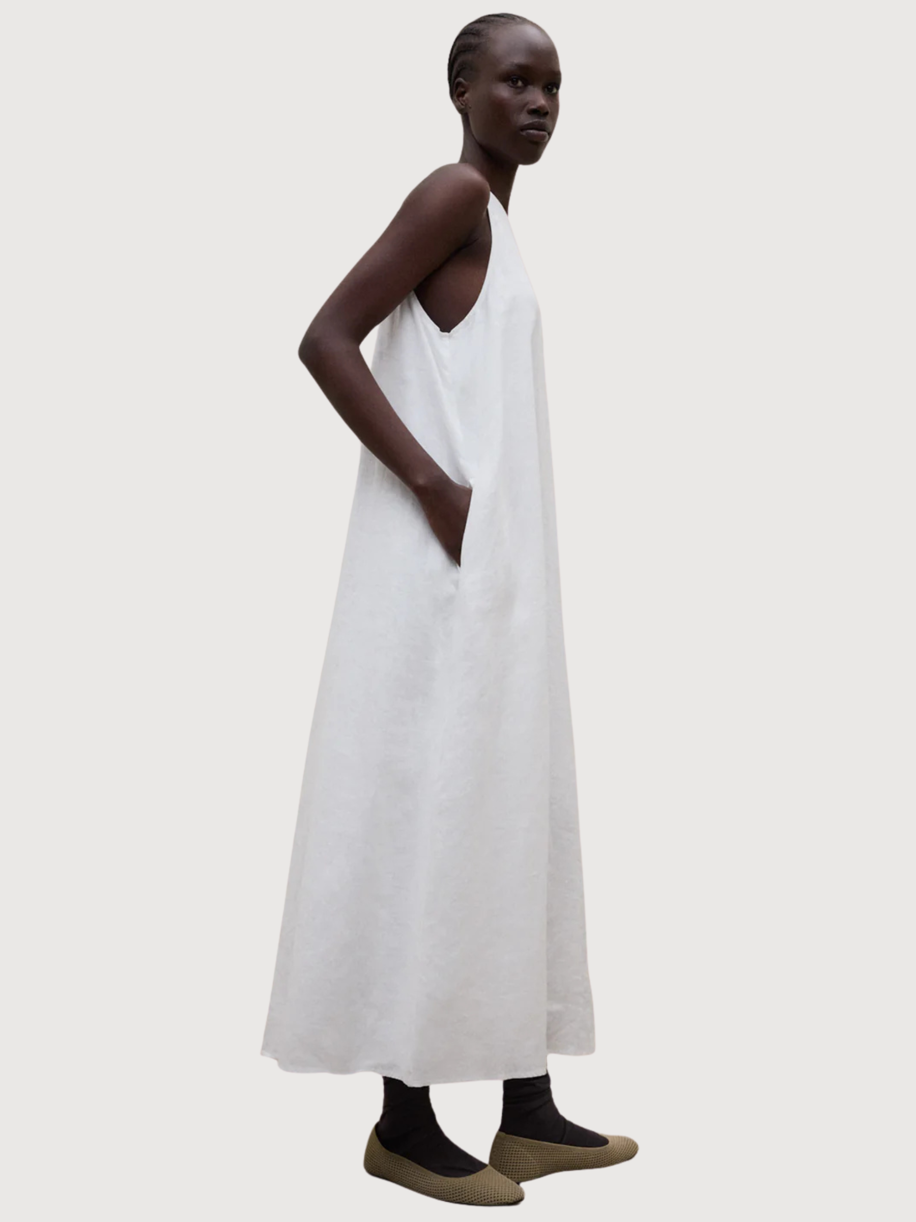 UKARA DRESS WOMAN Weiß | Ecoalf
