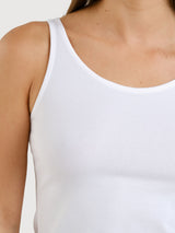 Top Tuna Bianco Donna Cotton/Lyocell | Dedicated
