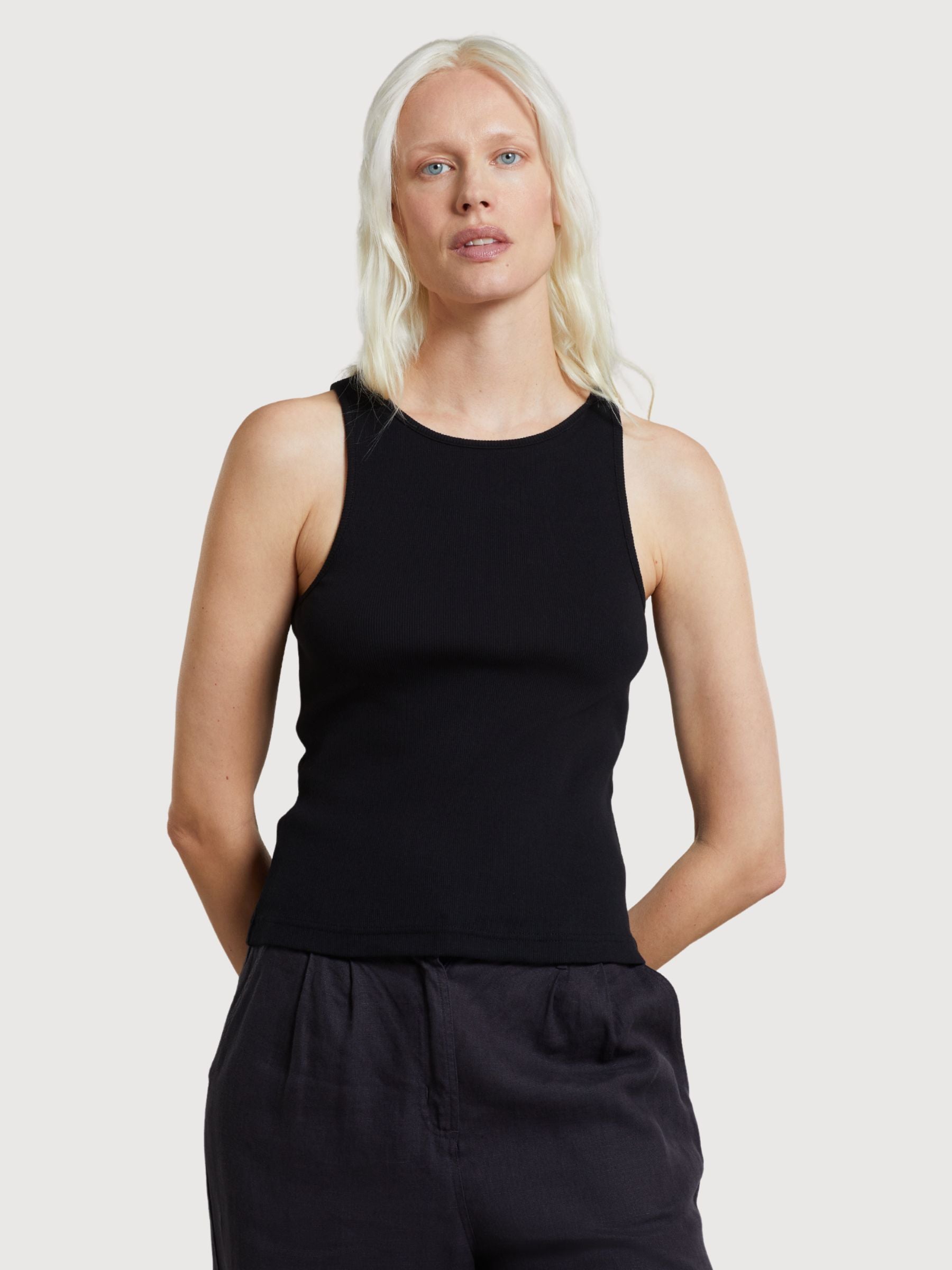 Top Valdermarsvik Nero Donna Cotone | Dedicated