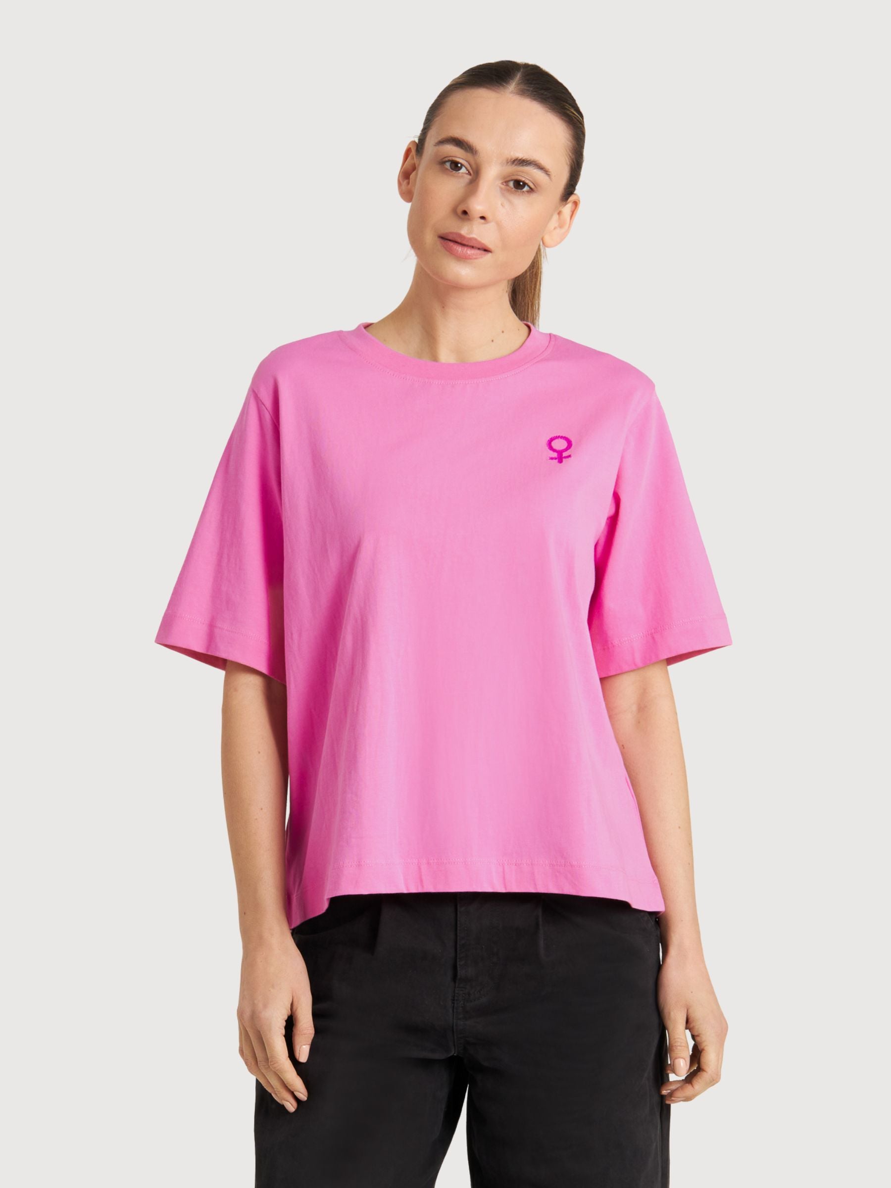 T-Shirt Vadstena Damen Moonlite Pink | DEDICATED