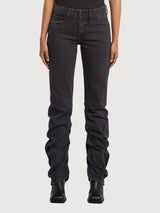 Jeans Flare Worn in Black Woman | G-Star