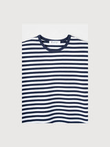 T-Shirt Tancredi Viscose Man Blue/White | Rifo