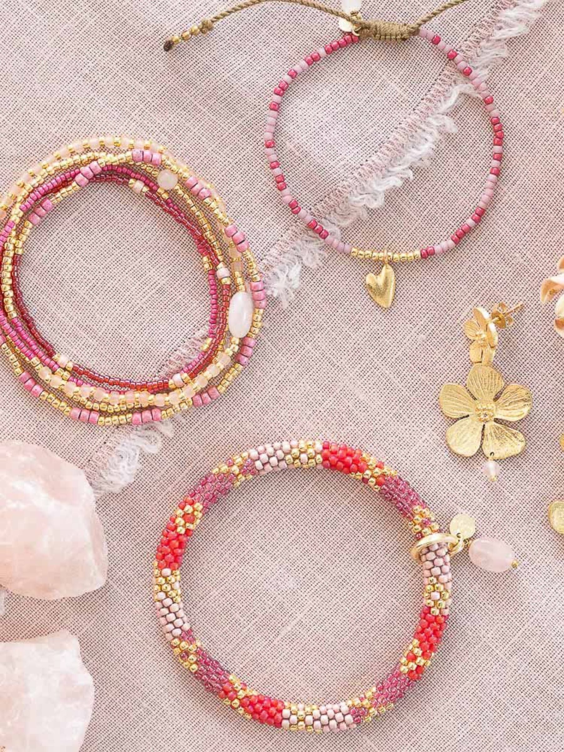 Armband Artistic Rosenquarz | A Beautiful Story