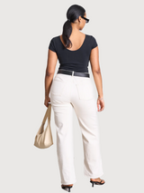 Aloe Soft Black Woman Cotton T-Shirt | Jan N June