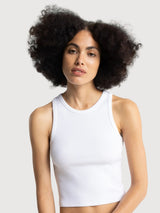 Joou Tank Top Weiß Frauen | King Of Indigo