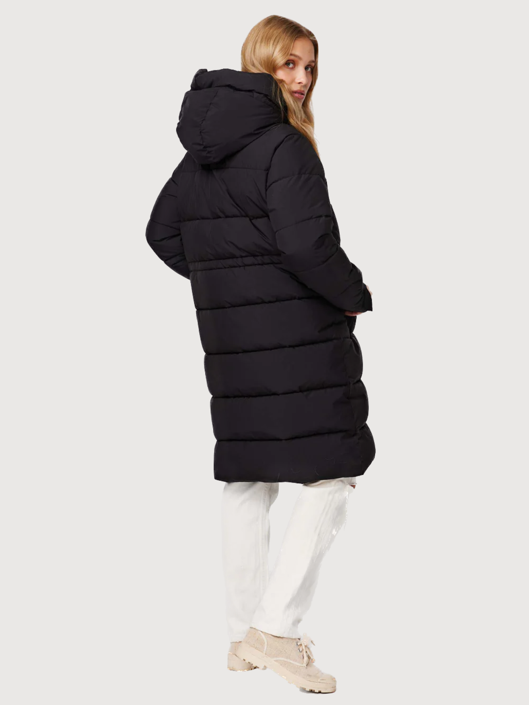 Maren Black Woman Parka Jacket | Makia