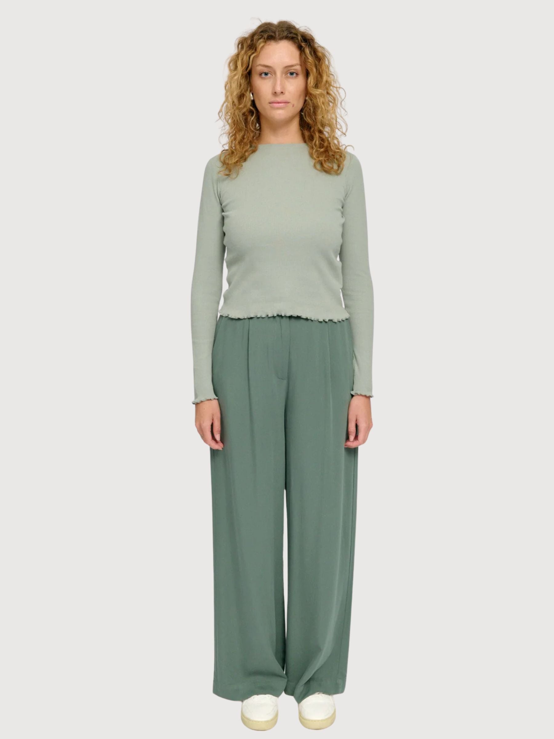 Babylock Hems Manica Lunga Donna Eucalipto | MAZINE