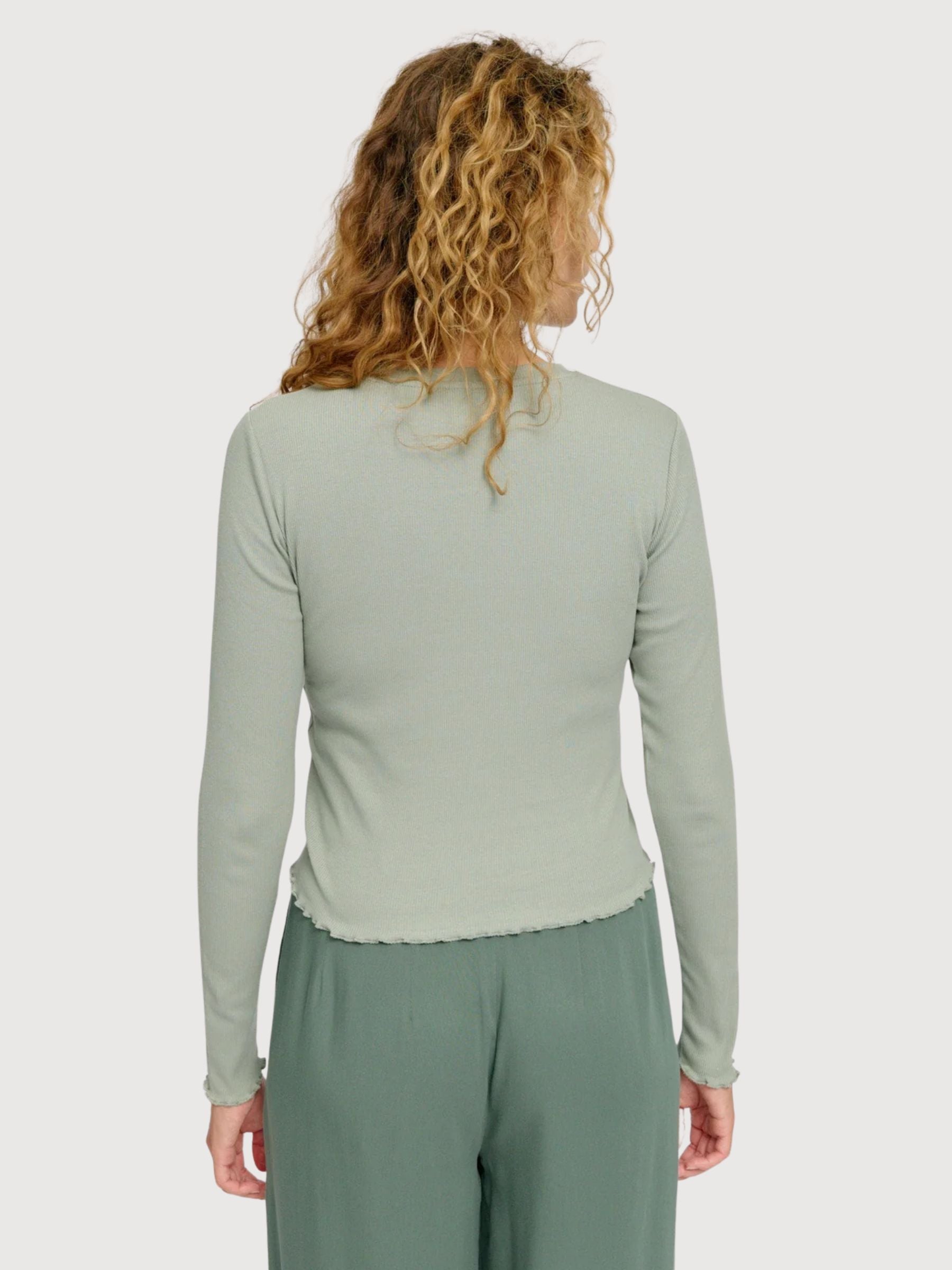 Babylock Hems Manica Lunga Donna Eucalipto | MAZINE
