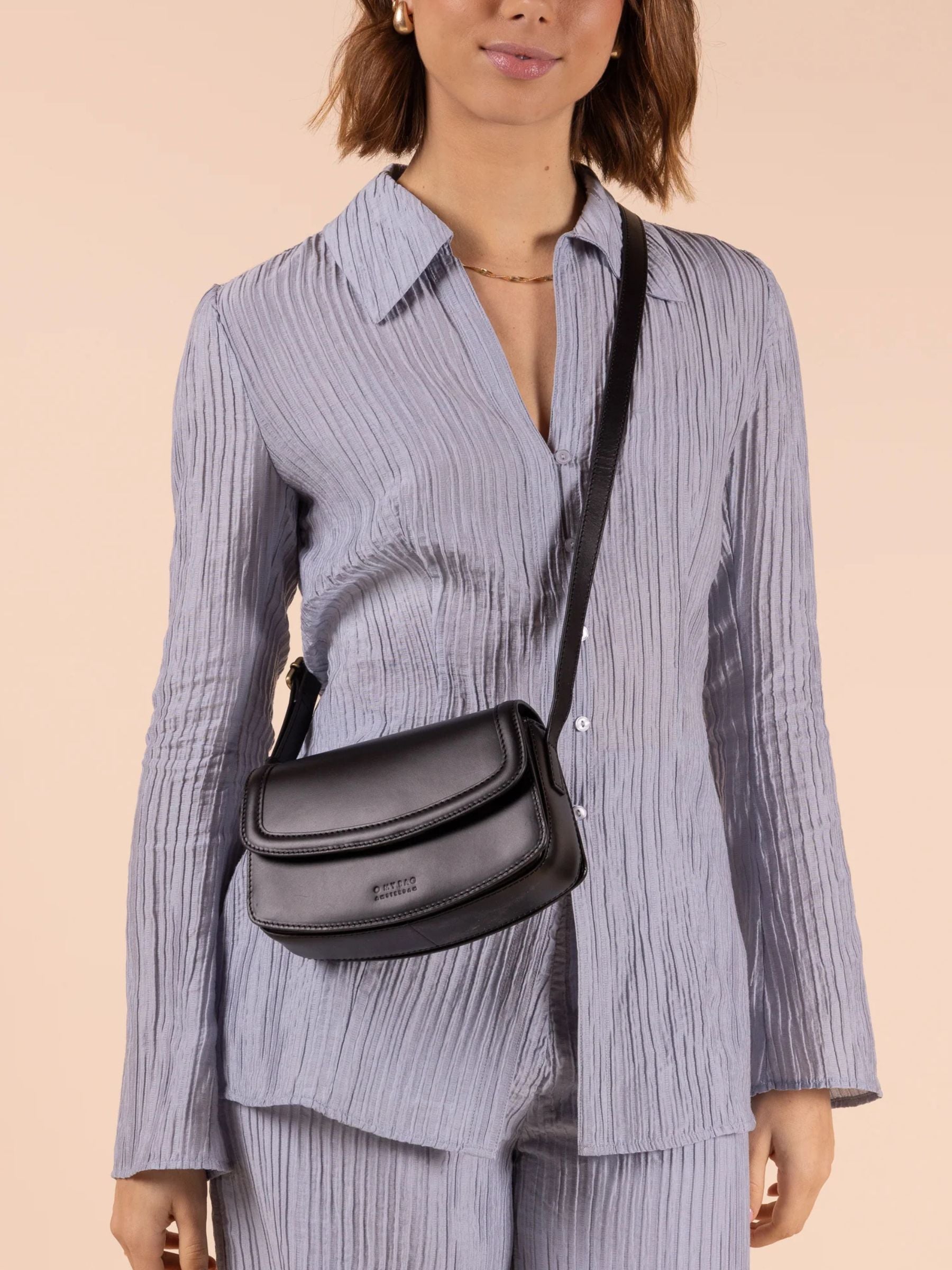 Bag Kendalini - Black Classic Leather | O my bag