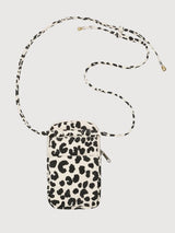 Bill Pochette Téléphone Leopard Ecru | Hindbag