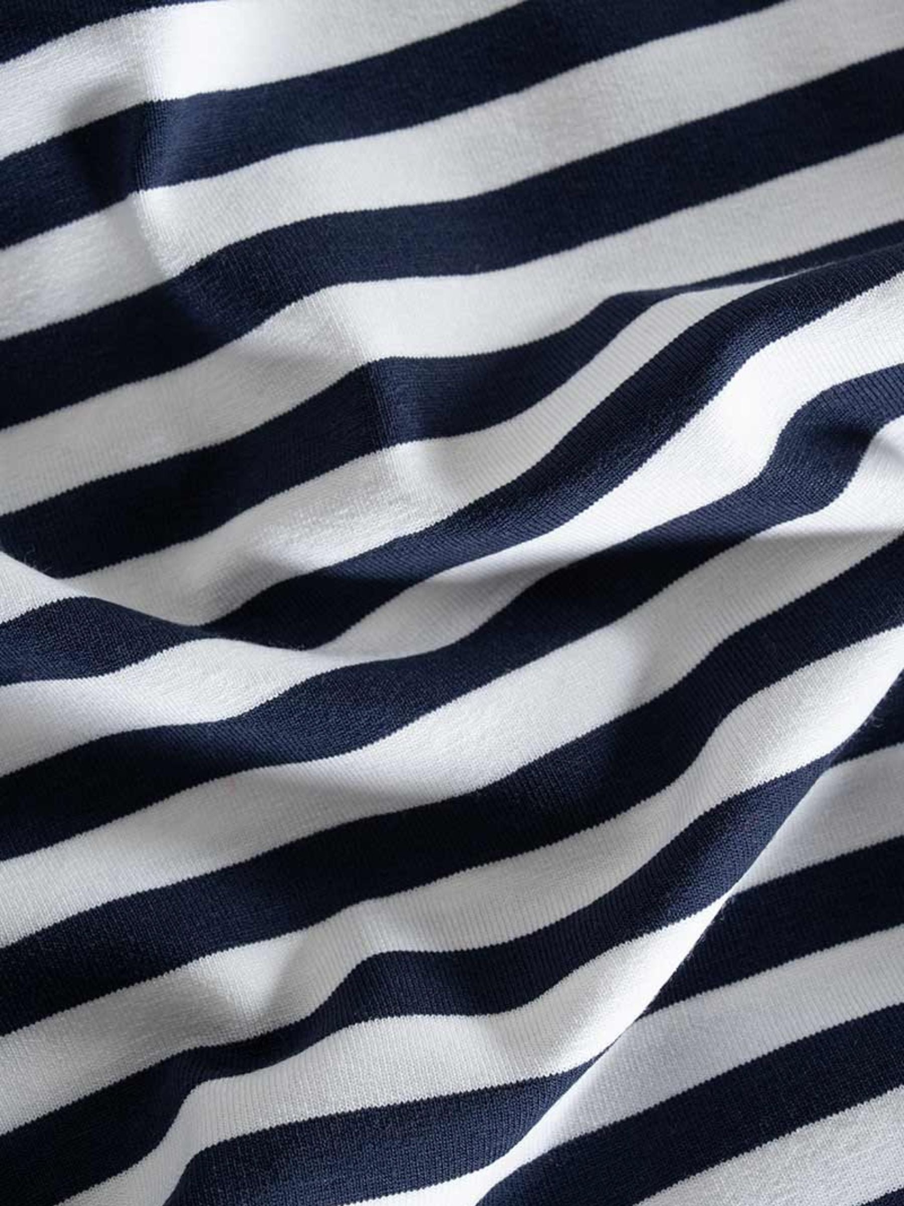 T-Shirt Tancredi Viscose Man Blue/White | Rifo