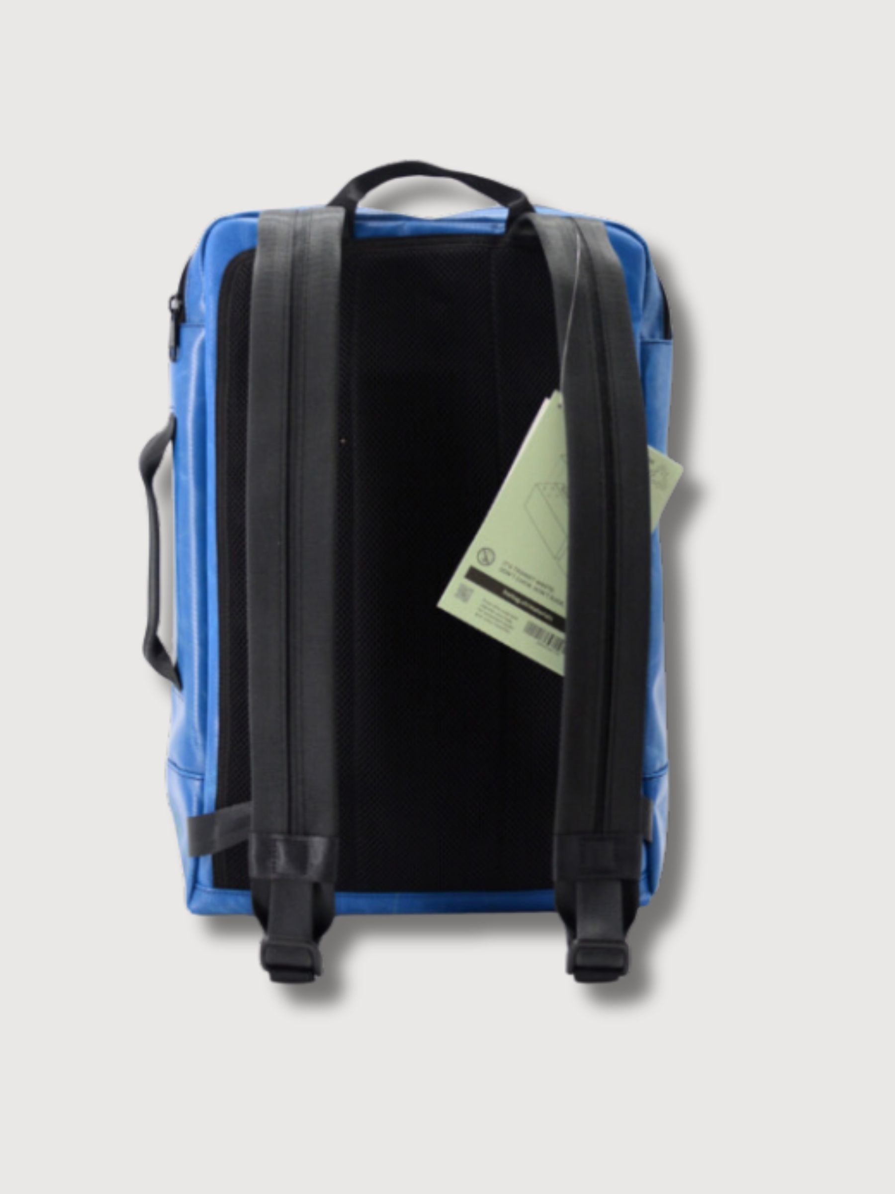 Backpack F306 Hazzard Dark blue & Yellow In Used Truck Tarps | Freitag