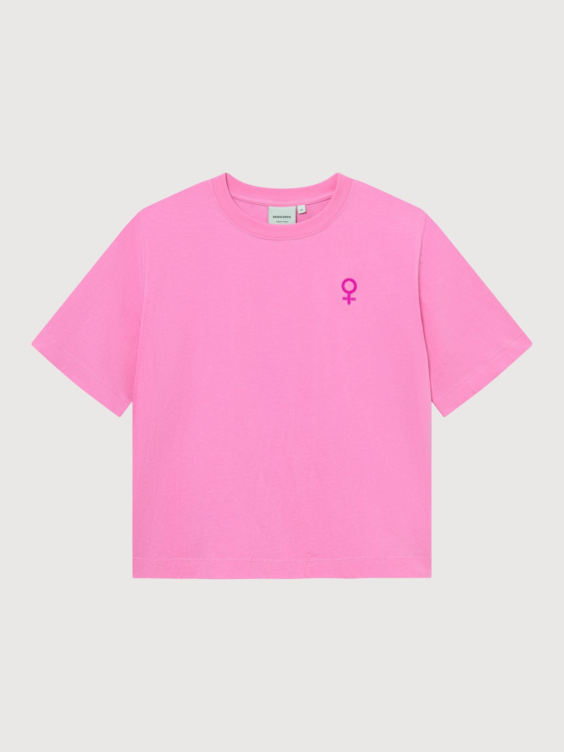 T-Shirt Vadstena Damen Moonlite Pink | DEDICATED