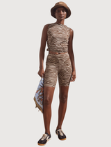 Shorts Neda Zebra Print Woman | Armedangels