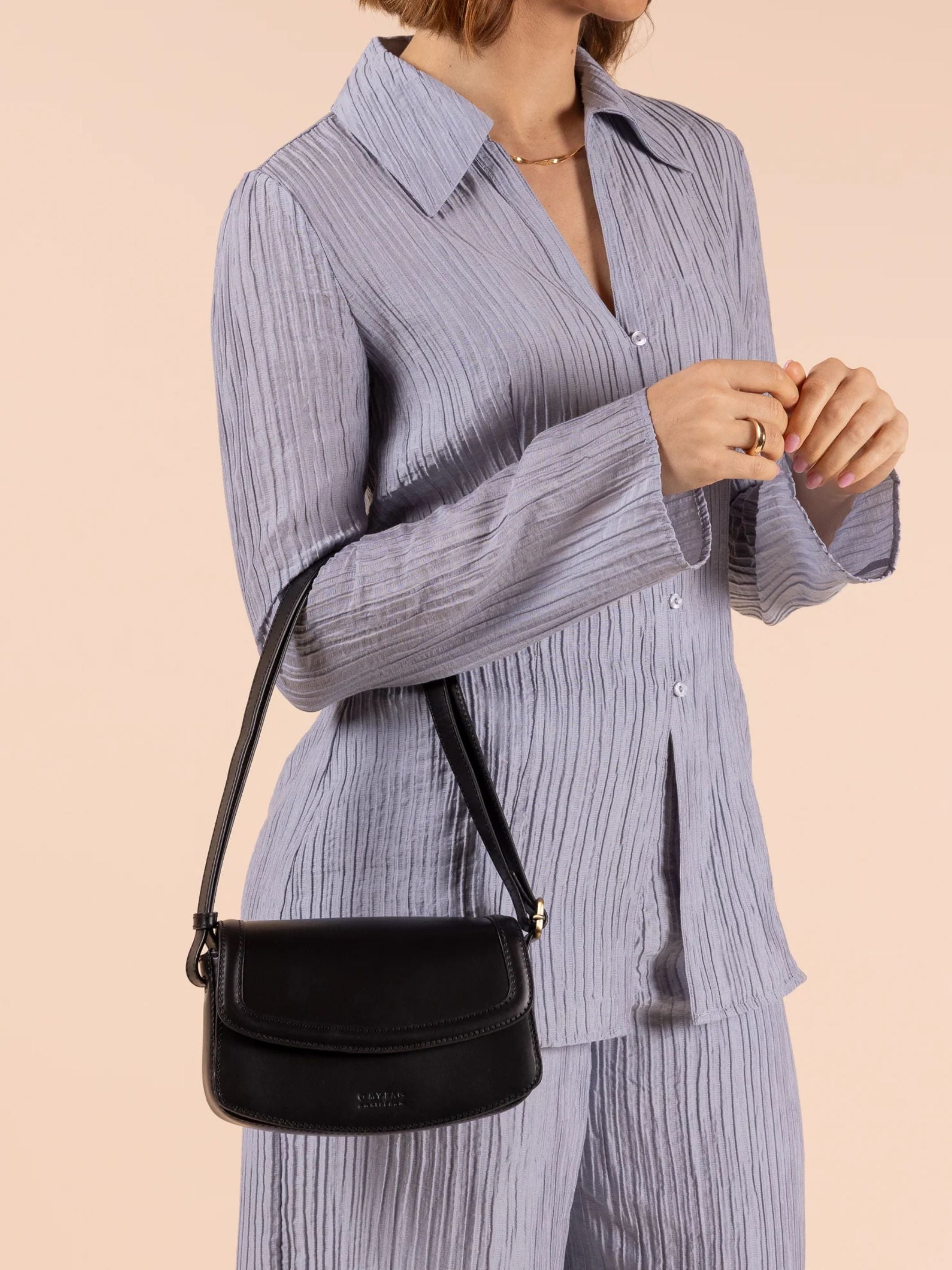 Bag Kendalini - Black Classic Leather | O my bag