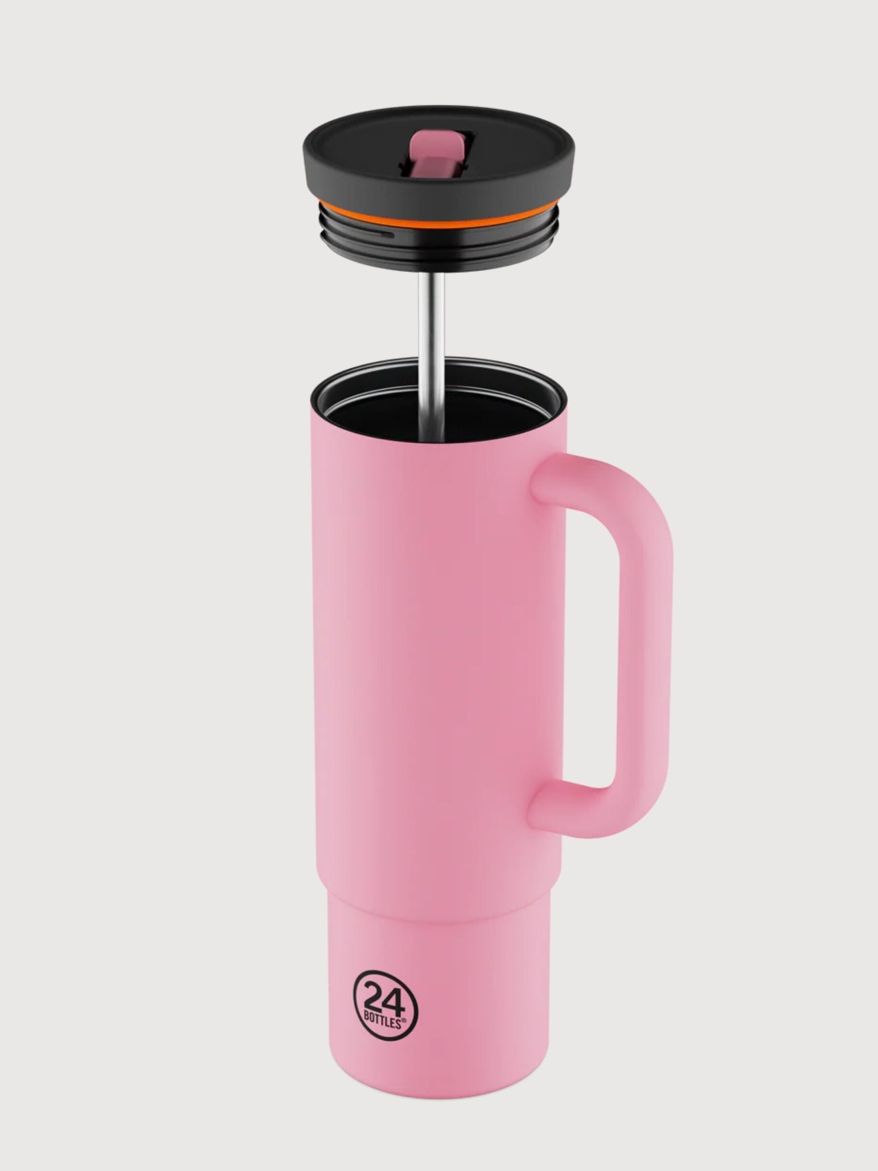 Straw Cup 800 Flamingo | 24 Bottles