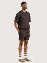 Shorts Essingen Waffle Phantom Black Herren | DEDICATED
