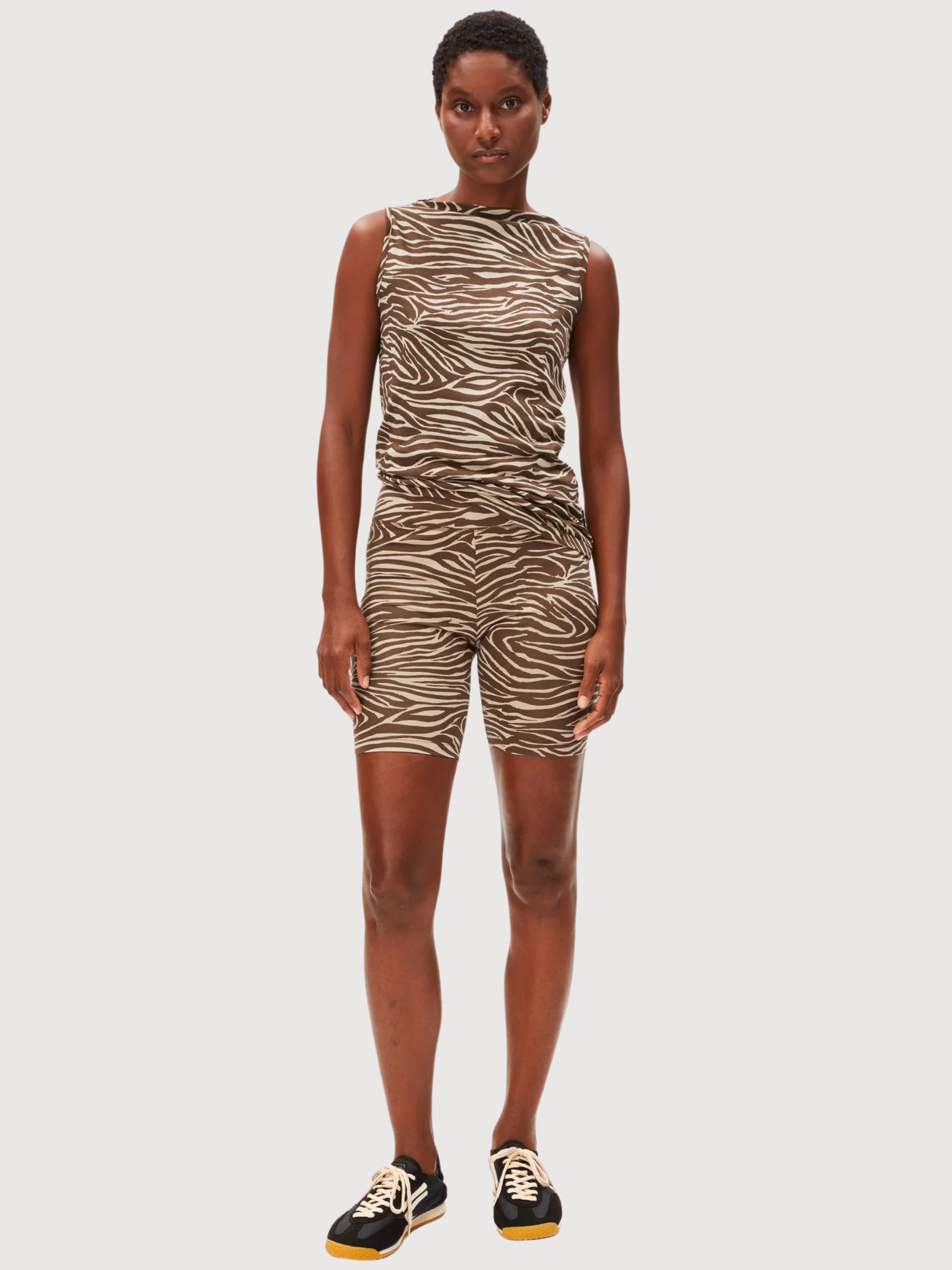 Top Boat Neck Zebra Print Cotton | Armedangels