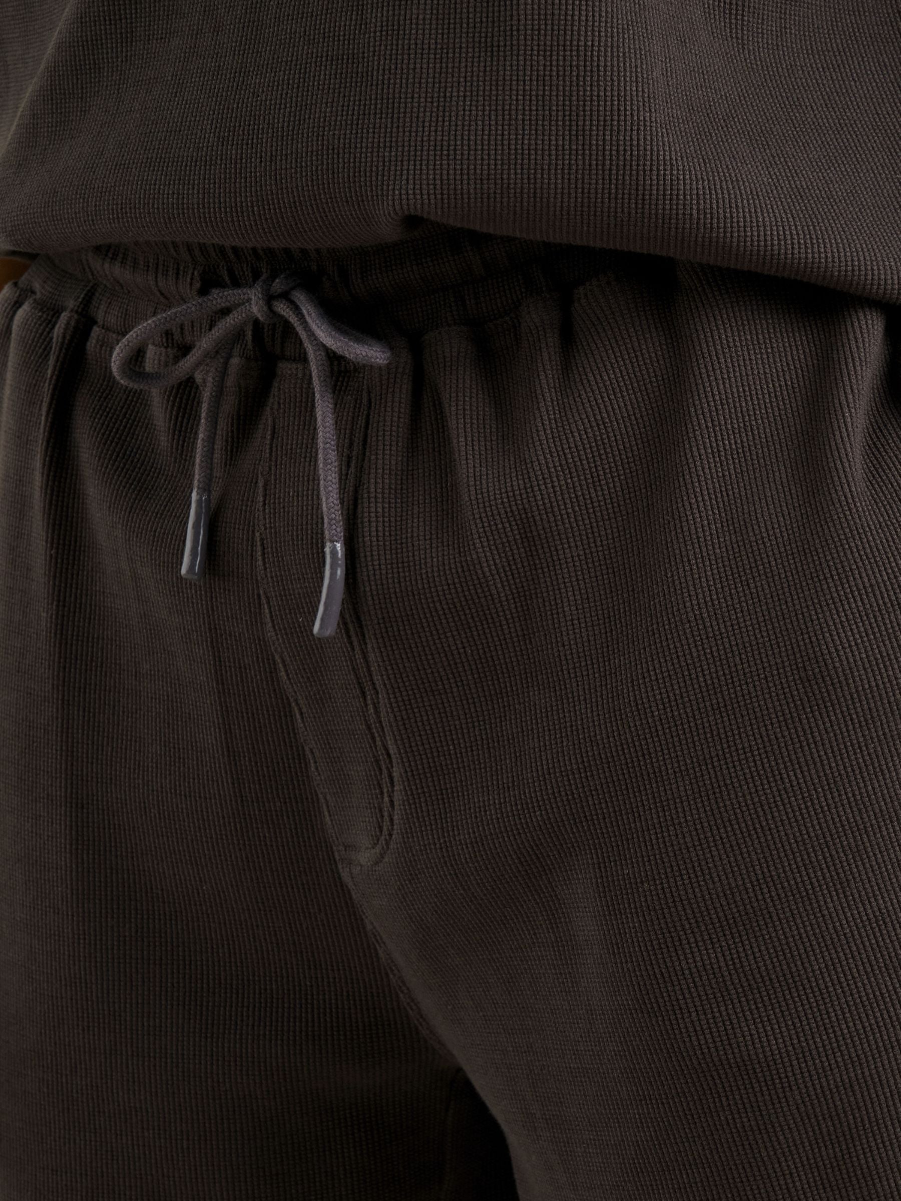 Shorts Essingen Waffle Phantom Black Herren | DEDICATED