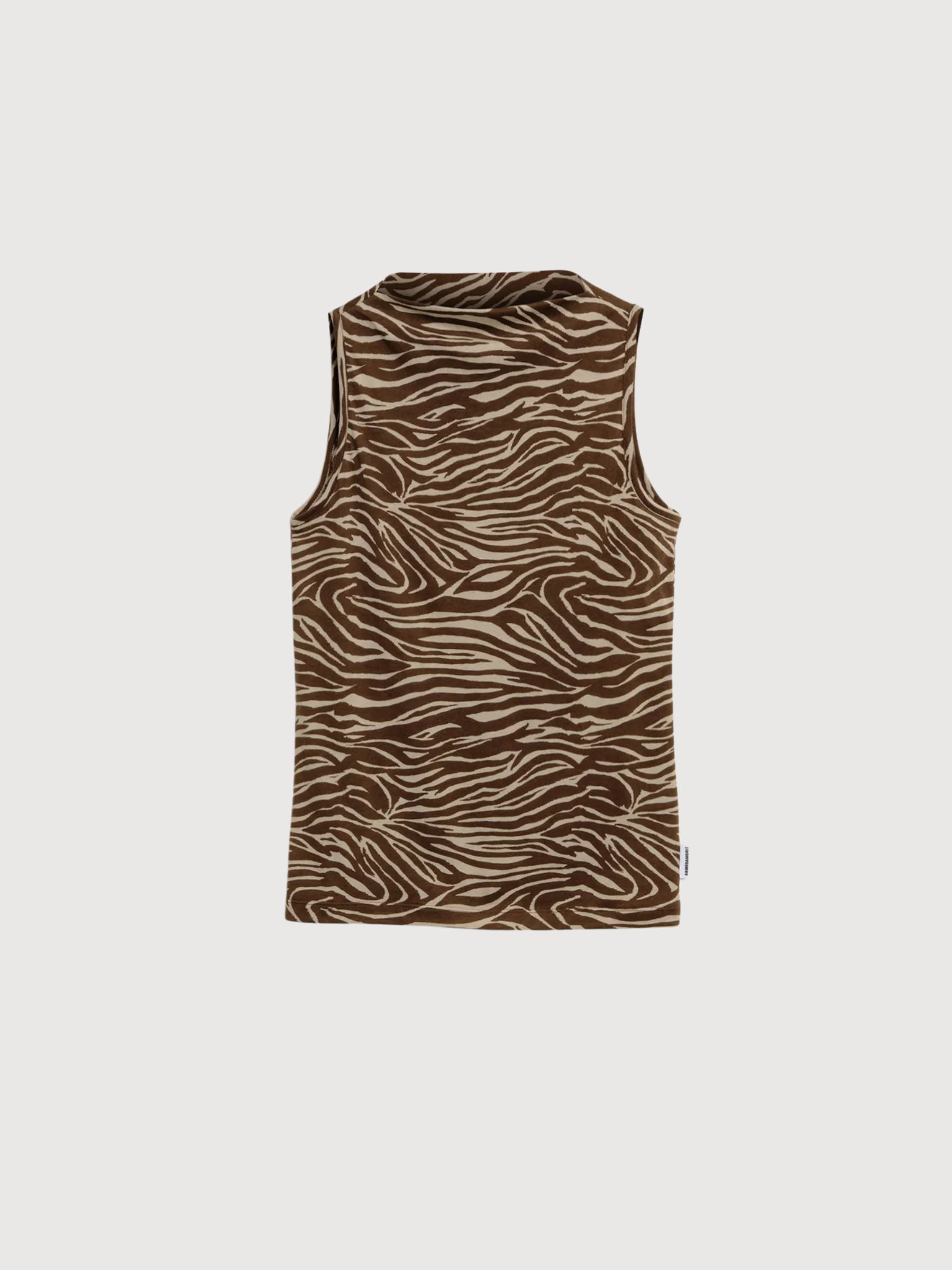 Top Boat Neck Zebra Print Cotton | Armedangels