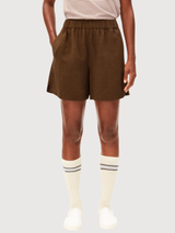 LINEN BLEND PULL ON SHORTS | ARMEDANGELS