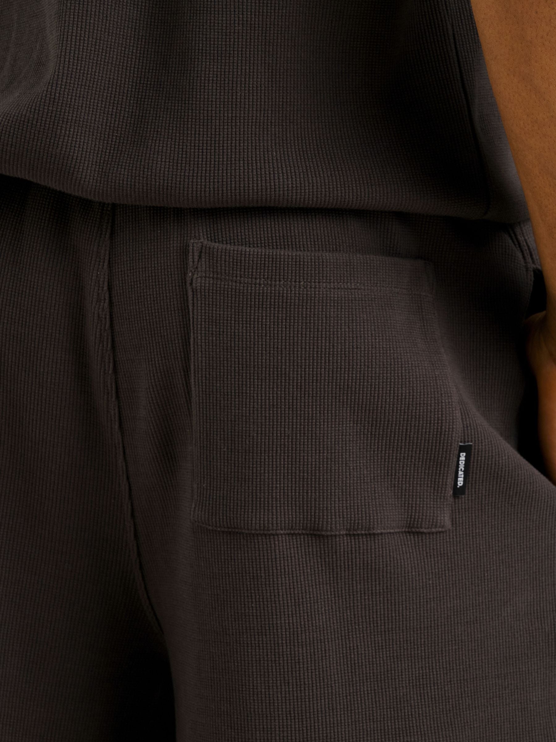Shorts Essingen Waffle Phantom Black Herren | DEDICATED