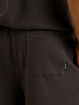 Shorts Essingen Waffle Phantom Black Herren | DEDICATED